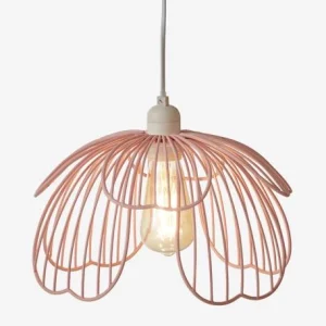 soldes luxe Abat-jour Pour Suspension En Métal Fleur Rose – Vertbaudet 10