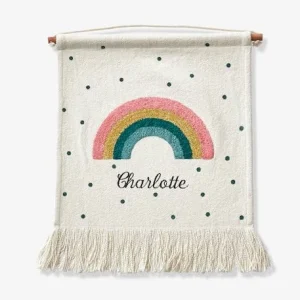 Arc-en-ciel Mural Personnalisable Blanc / Rose – Vertbaudet grande marque pas cher 18