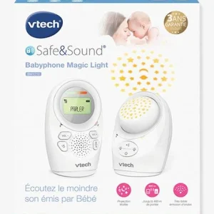 marque pas cher en ligne Babyphone Safe & Sound Magic Light BM1212 VTECH Blanc – Toutes Les Marques 6