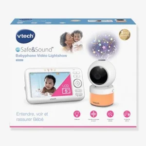 en ligne Babyphone Vidéo Safe & Sound Light Show BM5463 VTECH Blanc – Toutes Les Marques 6