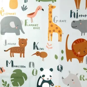 Cadre + Affiche Abécédaire Jungle Multicolore – Vertbaudet marque moins cher 9