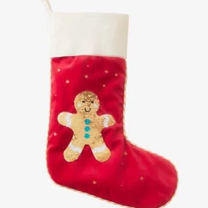 en ligne Chaussette De Noël à Sequins Réversibles Mr Biscuit Rouge – Vertbaudet 14