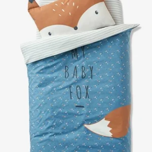 Drap-housse Bébé BABY FOX écru Rayures Bleu – Vertbaudet outlet 6