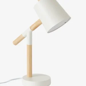 soldes ligne Lampe De Bureau Articulée Bois Et Métal Ecru & Bois – Vertbaudet 10