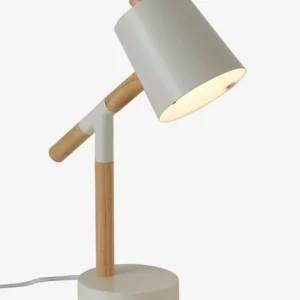 soldes ligne Lampe De Bureau Articulée Bois Et Métal Ecru & Bois – Vertbaudet 12