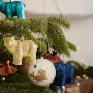 Large choix en ligne Lot De 3 Décorations De Noël Ours Pailletés Vert – Vertbaudet 15