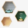 magasin paris Lot De 3 étagères Hexagones Enfant Bois/multicolore – Vertbaudet 10