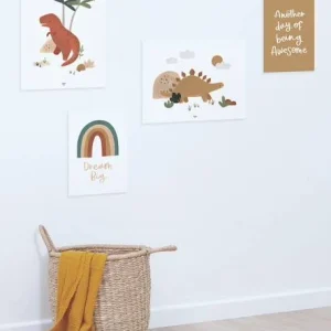 Lot De 4 Affiches Dinosaures Sunny LILIPINSO Multicolore – Lilipinso mode pas chere 6