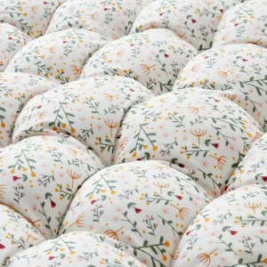 magasin pour Matelas De Sol Avec Pompons FLEURETTES écru / Multicolore – Vertbaudet 10