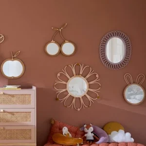 vente pas cher Miroir Rotin Cerise Rotin – Vertbaudet 15