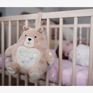 mode pas chere Peluche Aide Au Sommeil Rechargeable TOMMEE TIPPEE Bennie L’ourson Beige – Tommee Tippee 14