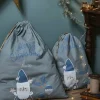 excellents soldes Sac à Jouets Père Noël Scandinave Vert / Bleu – Vertbaudet 20