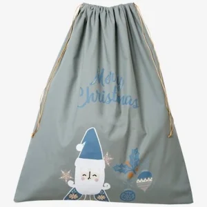 excellents soldes Sac à Jouets Père Noël Scandinave Vert / Bleu – Vertbaudet 14