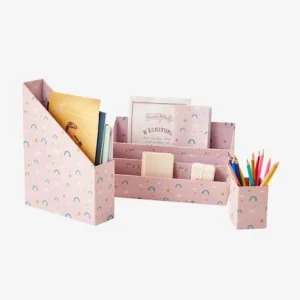 Set Rangement Bureau Arc-en-ciel Rose – Vertbaudet Paris 10