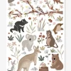 Stickers Animaux D’Australie Lilydale LILIPINSO Gris – Lilipinso l'unique style 11