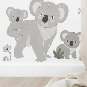 mode Stickers Géants Branche Koala Lilydale LILIPINSO Gris – Lilipinso 7