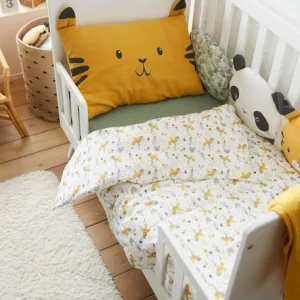 Taie D’oreille Bébé En Gaze De Coton Tigre HANOÏ Jaune Moyen Uni Avec Decor – Vertbaudet vente chaude 7