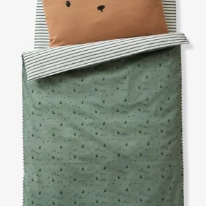 Taie D’oreiller Bébé Ourson GREEN FOREST Marron – Vertbaudet soldes luxe 8