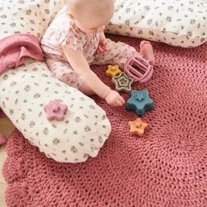 Tapis Crochet Vieux Rose – Vertbaudet Prestation Et Rapide 11