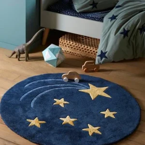 Tapis Rond Tufté Ciel étoilé Bleu – Vertbaudet nouvelle saison 8