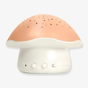 Veilleuse Musicale Et Projecteur D’étoiles PABOBO Champignon Rose – Pabobo SOLDES TOUT À 18